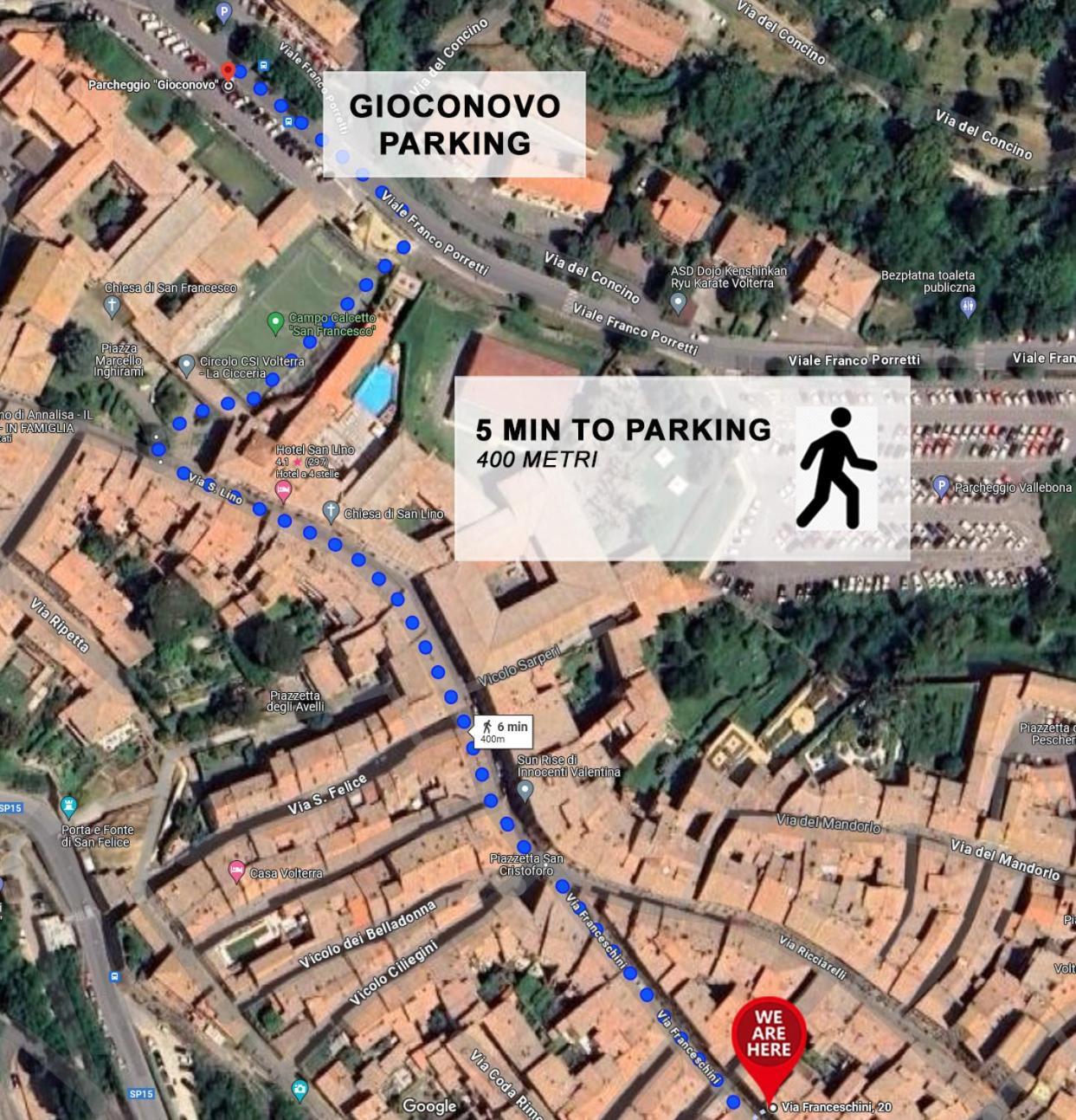 Il Cantuccio- Appartamento In Centro Con Giardino Volterra Exterior photo